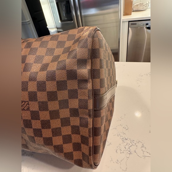 Louis Vuitton Damier Ebene Keepall Bandouliere 55 boston bag - Picture 16 of 16